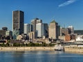 Montreal Old Port scene Royalty Free Stock Photo