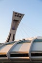 Montreal Olympic Stadium Quebec Canada Royalty Free Stock Photo