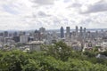 Montreal Panorama from Kondiaronk Belvedere of Mount Royal