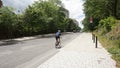 Pins avenue near McGill University campus after the ease of lockdown of coronavirus Royalty Free Stock Photo