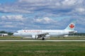 Montreal, Quebec - 07-06-2018 : Air Canada C-FFWI landing to YUL from YYZ