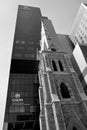 Bell tower of the New Montreal`s Centre hospitalier de l`Universite de Montreal