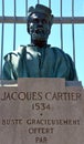 Jacques Cartier bust on the Jacques Cartier Bridge,