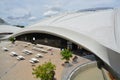 Biodome that allows visitors to see four ecosystems of America. Royalty Free Stock Photo