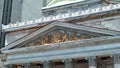 The facade of the Bank of MontrÃÂ©al Museum, Place d`Armes, Montreal