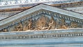 The facade of the Bank of MontrÃÂ©al Museum, Place d`Armes, Montreal