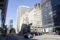 Montreal, Quebec, Canada - 18 July 2016 - Generic street in down