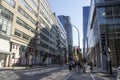 Montreal, Quebec, Canada - 18 July 2016 - Generic street in down