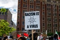 Black lives matter protest montreal Royalty Free Stock Photo