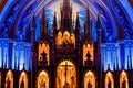 MONTREAL, QUEBEC, CANADA - MAY 21, 2018: Interior Of Notre-Dame De Quebec Basilica-Cathedral; Quebec City, Quebec Royalty Free Stock Photo