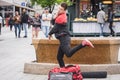 MONTREAL, QUEBEC, CANADA - MAY 20, 2018: street performers montreal in Montreal.