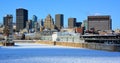 Saint-Laurence river during a very cold day