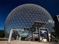 Montreal, Quebec, Canada September 14, 2018: - Biosphere Environmental Museum in Montreal. The Biosphere is a unique and