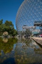 Montreal, Quebec, Canada September 14, 2018: - Biosphere Environmental Museum in Montreal. The Biosphere is a unique and