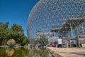 Montreal, Quebec, Canada September 14, 2018: - Biosphere Environmental Museum in Montreal. The Biosphere is a unique and