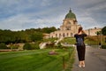 Montreal, Quebec, Canada, September 6, 2018: Saint Joseph`s Oratory of Mount Royal Oratoire Saint-Joseph du Mont-Royal