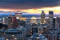 Montreal skyline by night