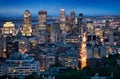 Montreal skyline from Mont Royal