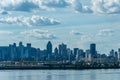 Montreal skyline from Samuel de Champlain bridge