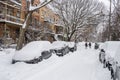 Montreal snowstorm in January 2018