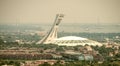 Montreal stadium, aerial view Royalty Free Stock Photo