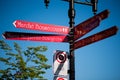 Montreal street sign Royalty Free Stock Photo
