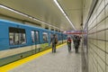 Montreal Subway Sherbrooke Station Royalty Free Stock Photo