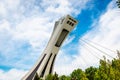 The Montreal tower, Olympic Park Royalty Free Stock Photo