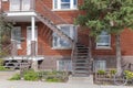 Montreal, typical victorian home