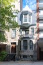 Montreal, typical victorian house Royalty Free Stock Photo