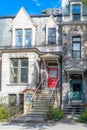 Montreal, typical house Royalty Free Stock Photo