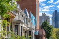 Montreal, typical victorian home