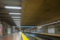 Montreal Viau subway station metro Royalty Free Stock Photo