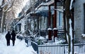 Montreal Winter. Royalty Free Stock Photo