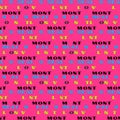 Montreal seamless pattern Royalty Free Stock Photo