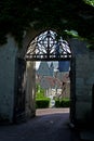 Montresor,flower display , Loire, France