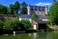 Montresor; France - july 12 2020 : historical castle