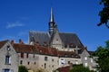 Montresor; France - july 12 2020 : the village