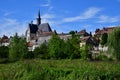 Montresor; France - july 12 2020 : the village