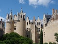 Montreuil Bellay castle, France. Royalty Free Stock Photo