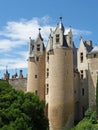 Montreuil Bellay castle, France. Royalty Free Stock Photo