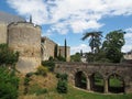 Montreuil Bellay castle, France. Royalty Free Stock Photo