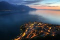 Montreux aerial, Switzerland Royalty Free Stock Photo