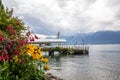 Montreux in Switzerland in Alps Royalty Free Stock Photo