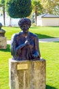 Montreux, Switzerland - October 18, 2017: Monument of Ella Fitzgerald