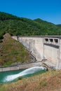 The Monts d\'Orb dam in the HÃ©rault department in France Royalty Free Stock Photo