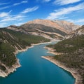 The Montsec and the Canelles reservoir