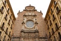 Montserrat Monastery facede in Spain, Barcelona Royalty Free Stock Photo