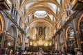 Montserrat monastery interiors outside Barcelona, Spain Royalty Free Stock Photo