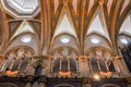 Montserrat monastery interiors outside Barcelona, Spain Royalty Free Stock Photo